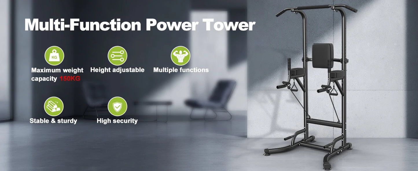 Power Tower Dip Station
