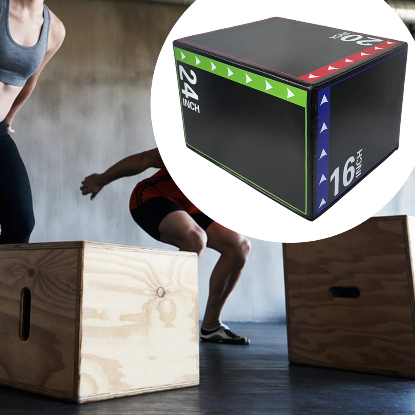 3-in-1 Plyometric Jumping Box