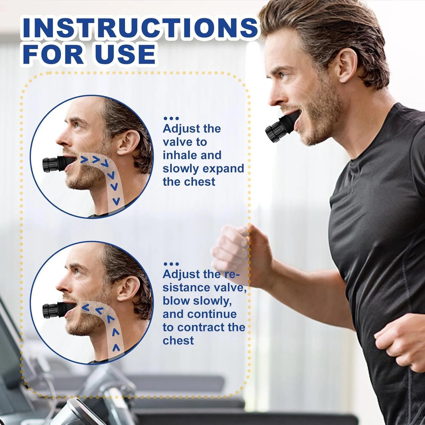 Adjustable Breathing Lung Trainer