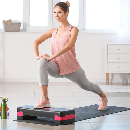 Adjustable Aerobic Fitness Stepper