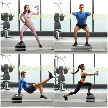Adjustable Aerobic Fitness Stepper