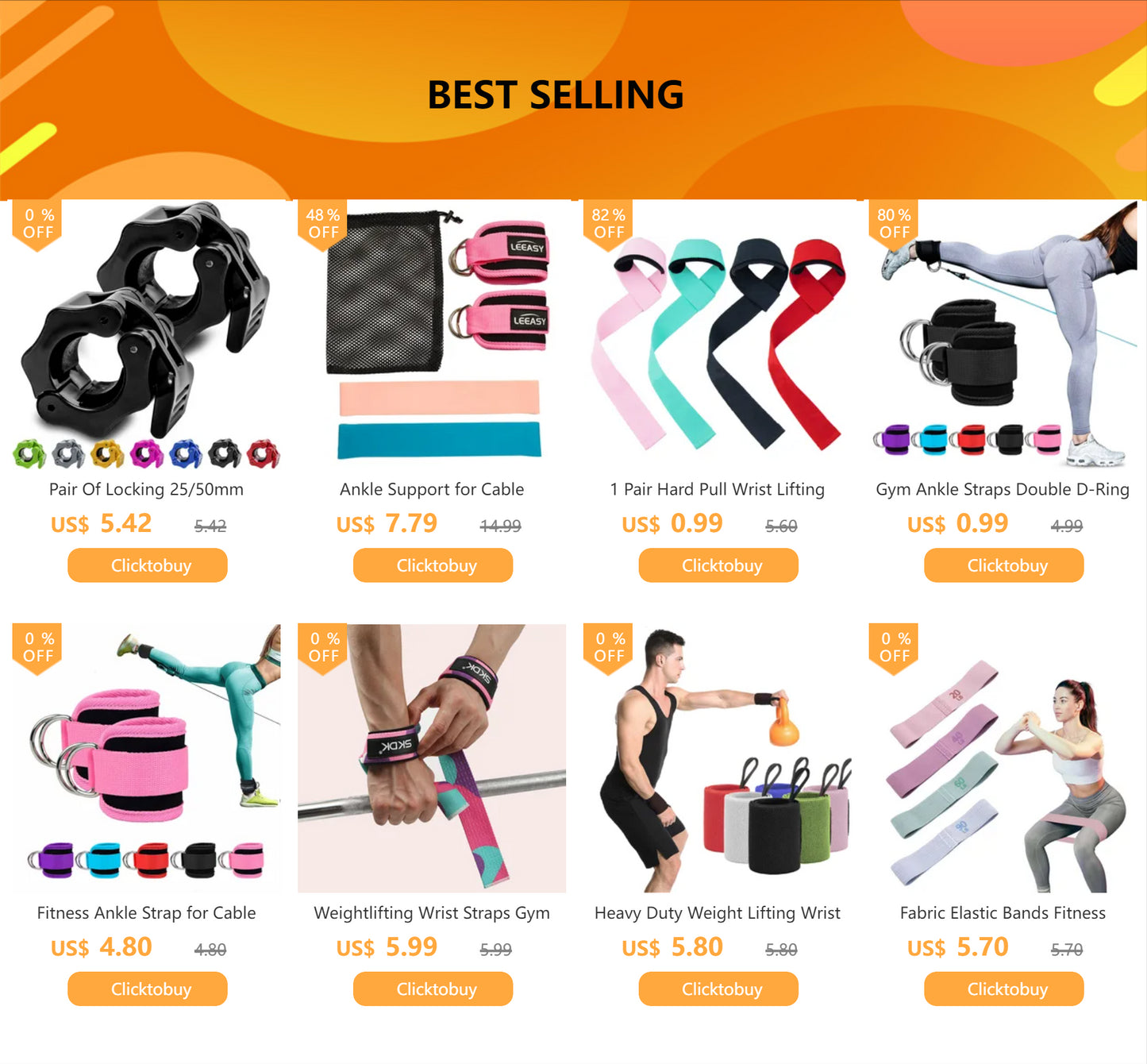 Pair of Fitness Core Sliders