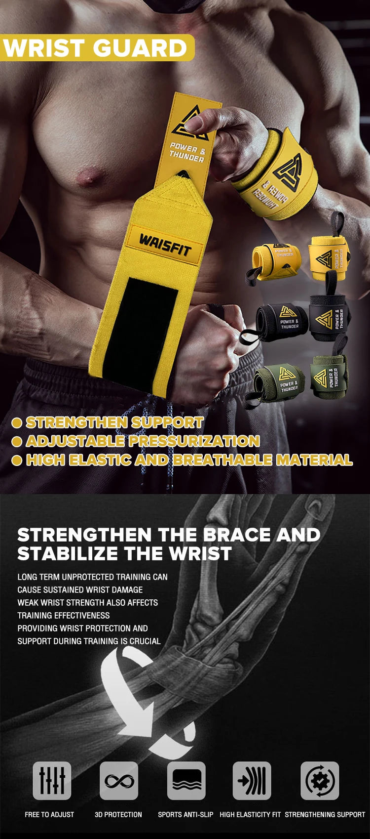 Premium Wrist Support Bands